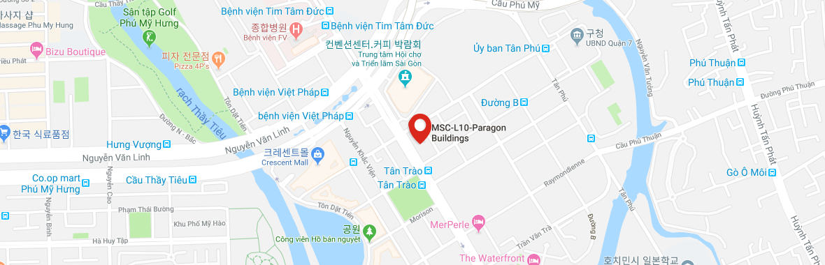 Map of Ho chi minh office